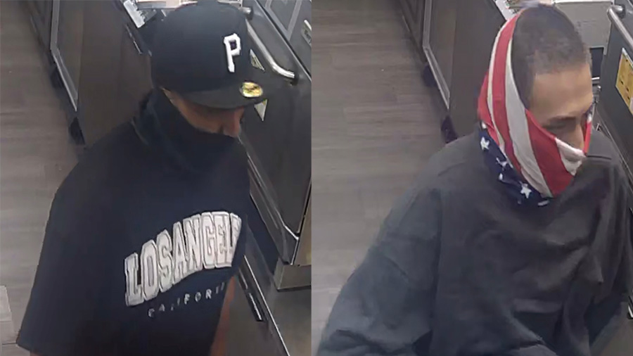 The two alleged suspects in the Subway robbery. (West Valley City Police)...