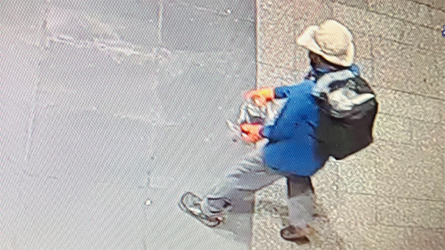 person maybe connected to suspicious item...