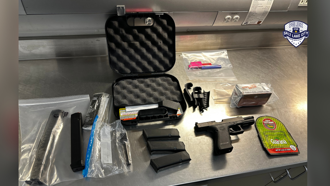 As part of a long-term investigation, detectives with the SLCPD's Gang Unit seized eight handguns (...