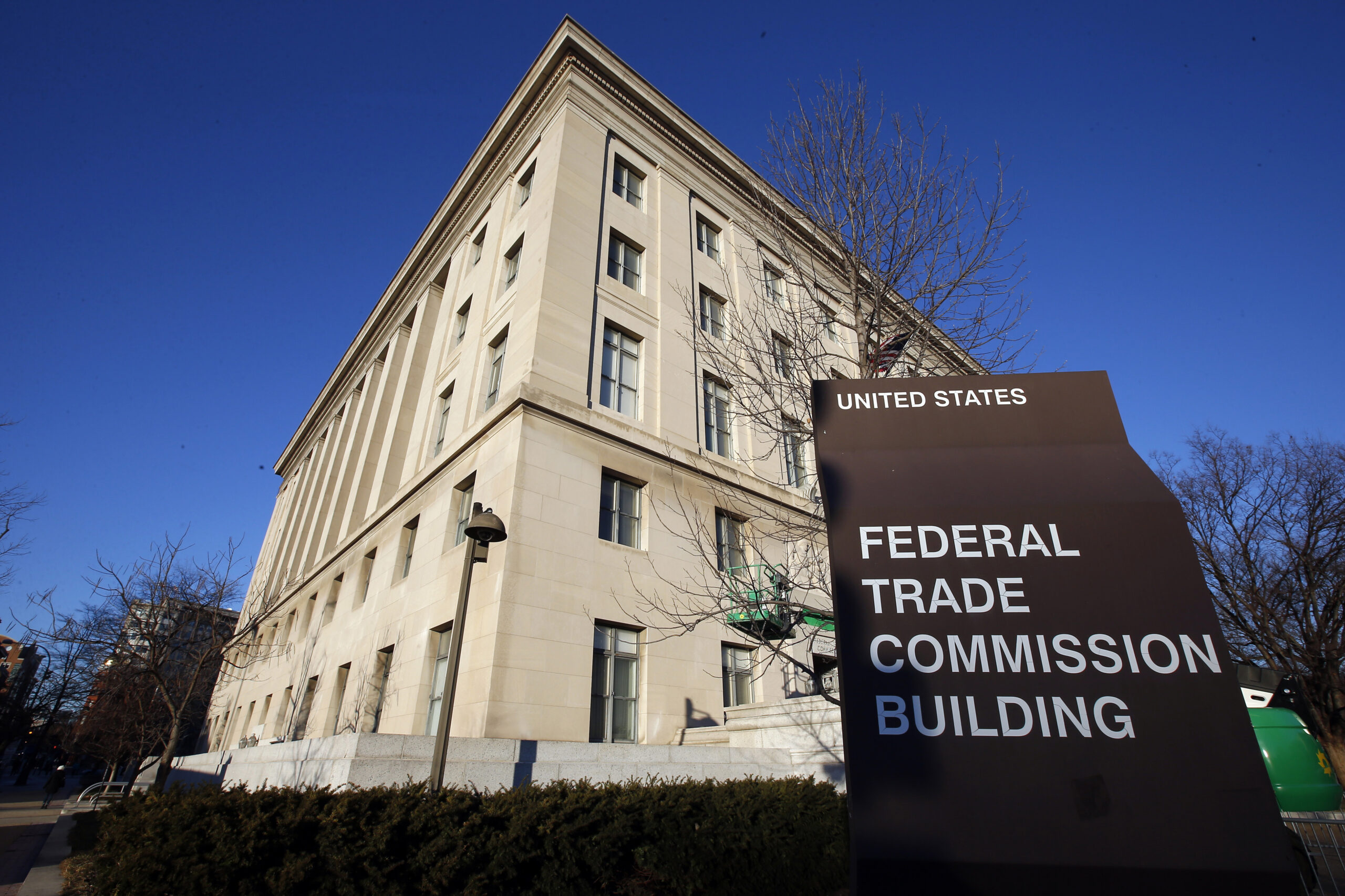 FILE - The Federal Trade Commission (FTC) building in Washington, on Jan. 28, 2015. The Federal Tra...