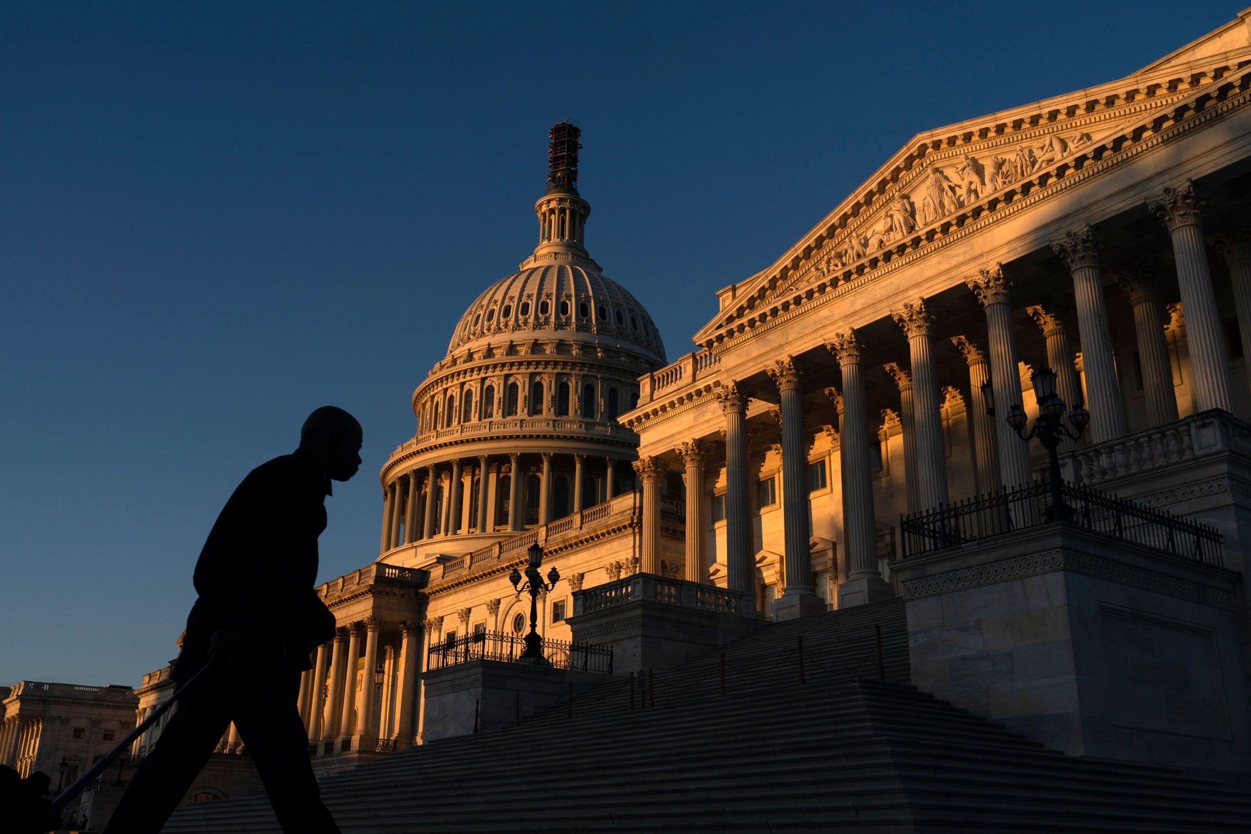The US Capitol in Washington, DC, is seen at sunrise on October 18.
(Jose Luis Magana, Associated P...