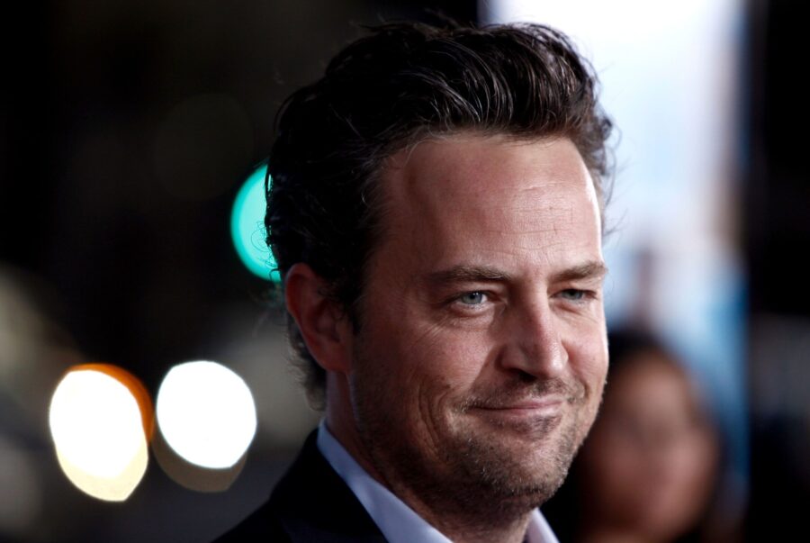 Matthew Perry, seen here arriving to a movie premiere in 2009, died Saturday. (Matt Sayles, Associa...