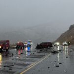 The crash site on US 6. (Utah Highway Patrol) 