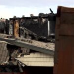 A family of nine has been displaced after their home caught fire Saturday night in Bountiful. (KSL TV)