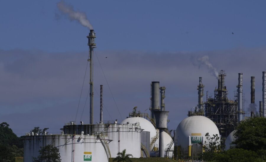 Capuava oil refinery owned by Petrobras sits in Maui, on the outskirts of Sao Paulo, Brazil, Monday...