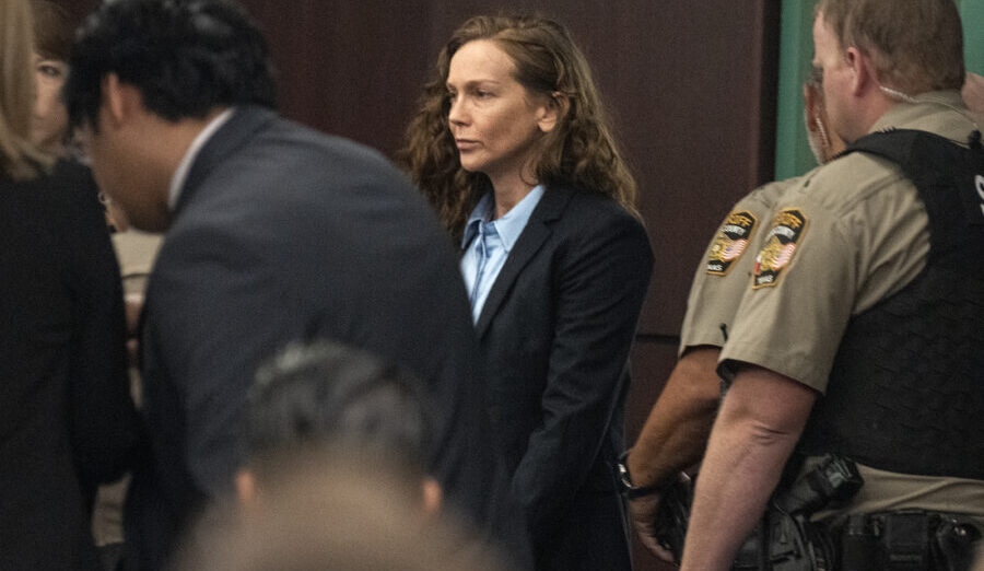 Kaitlin Armstrong enters the courtroom during the first day of her trial at the Blackwell-Thurman C...