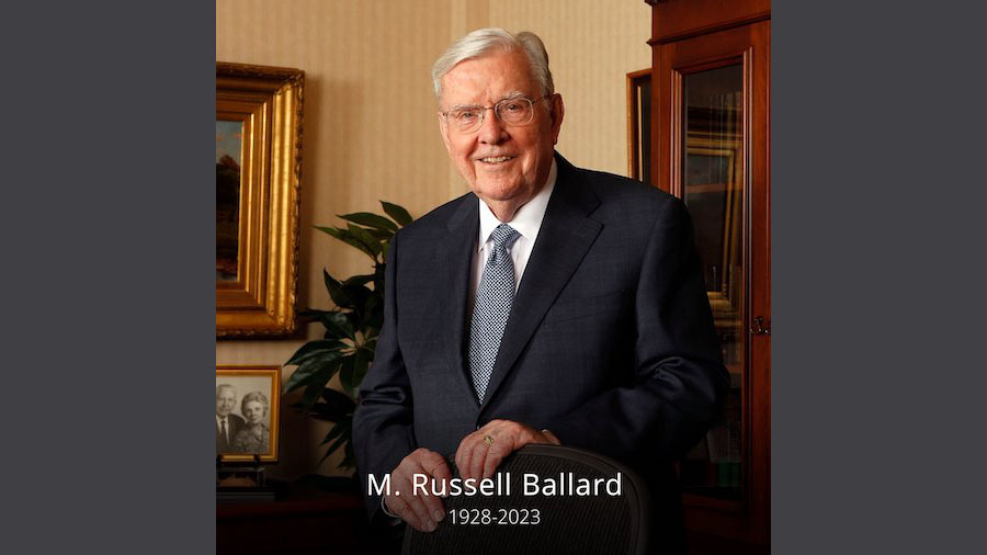 President M. Russell Ballard, Acting President of the Quorum of the Twelve Apostles of The Church o...