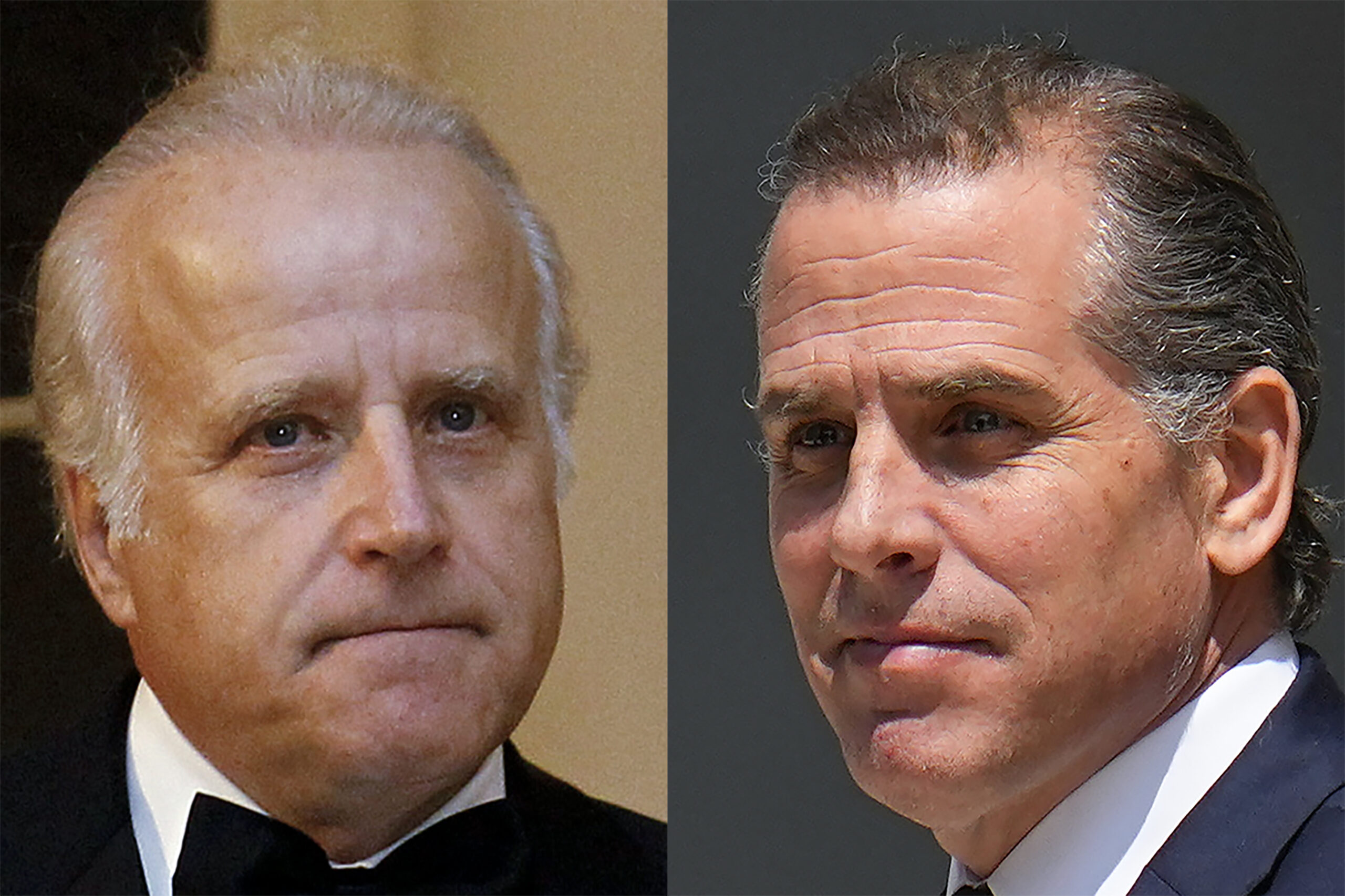 FILE - This combo image shows James Biden, President Joe Biden's brother, Oct. 13, 2011, left, and ...