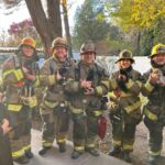 Unified Fire firefighters with the rescued kittens. (Unified Fire Authority) 