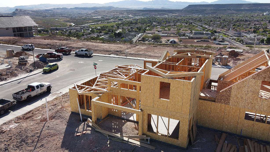 St. George home construction...