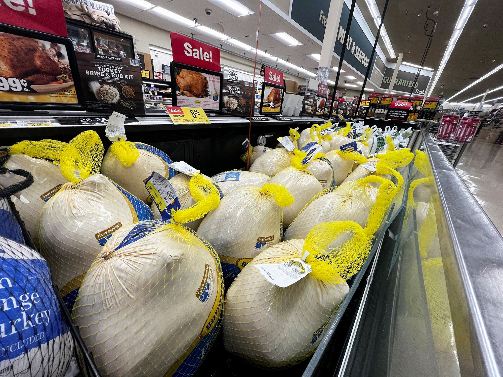 Drop in turkey prices could bring down the overall cost of a Thanksgiving home-cooked mean this yea...