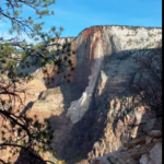 Zion National Park rockfall