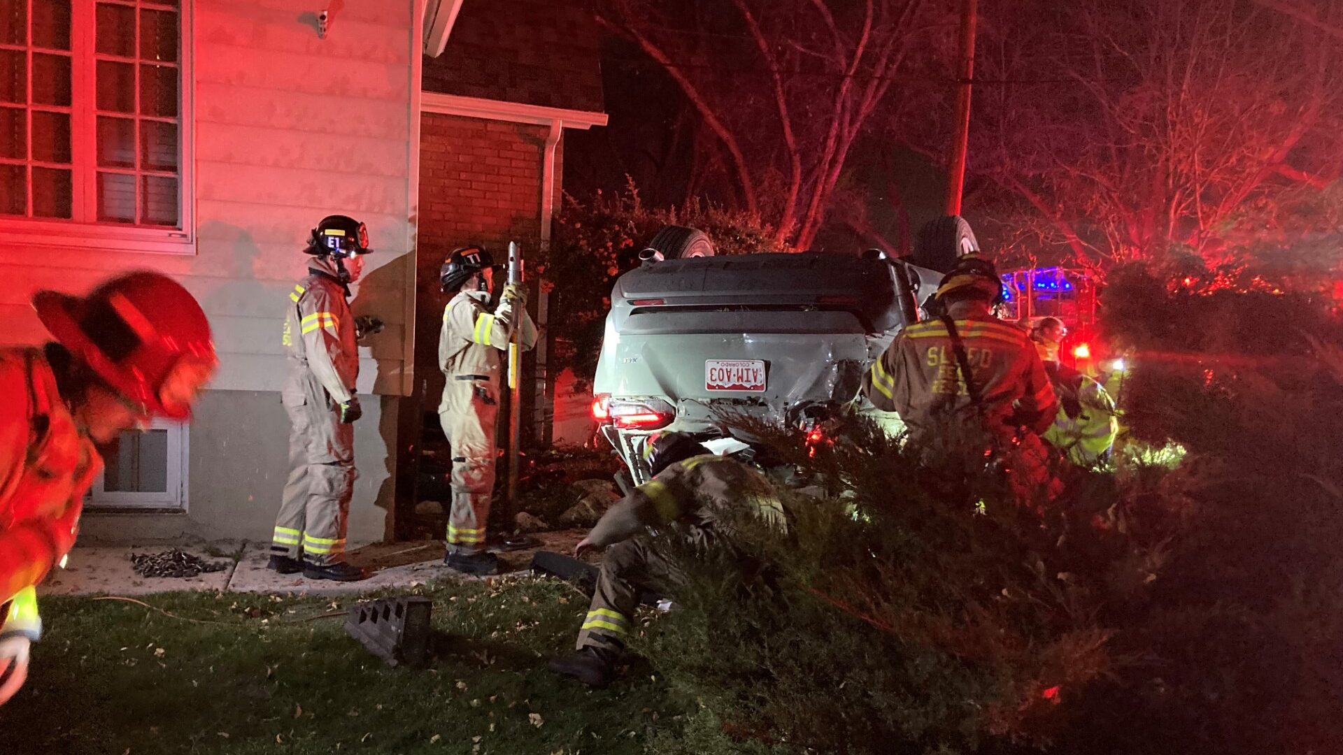 Neighbors are still picking up the pieces of a high-speed crash last Thursday that caused extensive...