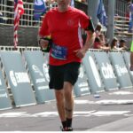 Chuck Tabaracci running the Miami Marathon. (Courtesy: Chuck Tabaracci) 