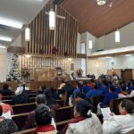 The sanctuary of the new church building of the Laumalie Ma'oni'oni Free Wesleyan Church of Tonga. (Emma Benson, KSL TV)