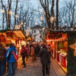 Basel Christmas Market is made up of decorated stalls selling Christmas spices, decorations and candles. Mandatory Credit:	Flavio Vallenari/iStock Unreleased/Getty Images