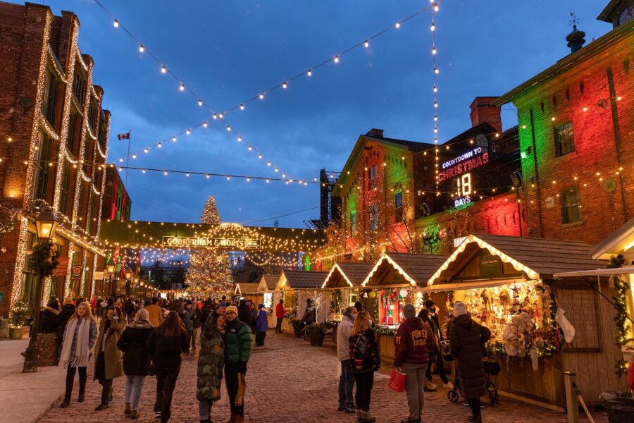 The Distillery District Winter Village in Toronto will kick off with a tree lighting ceremony on No...