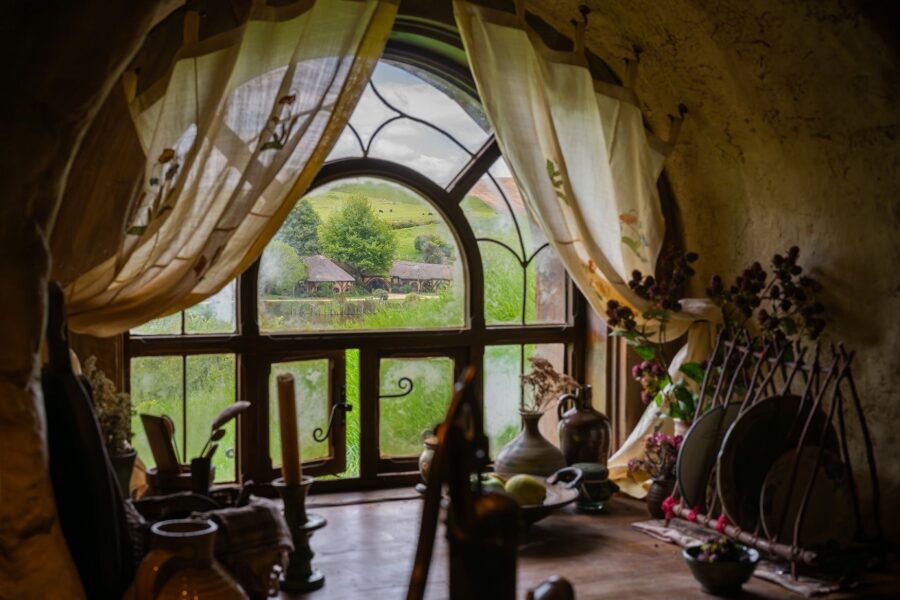 Two fully decorated Hobbit Holes at New Zealand attraction Hobbiton have opened to the public for t...