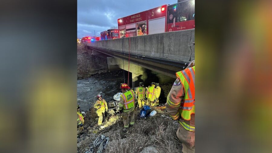 A man spent days trapped in wreckage before being discovered Tuesday under a bridge of Interstate 9...