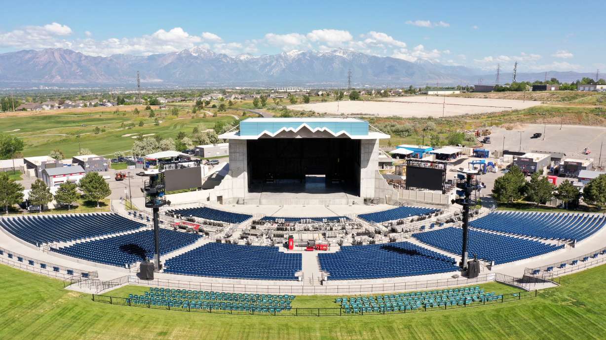 The USANA Amphitheatre in West Valley City on June 6, 2022. Utah First Credit Union snagged the ven...