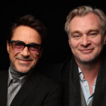 Robert Downy Jr. and Christopher Nolan at the 2024 Sundance Film Festival. (Sundance Institute)