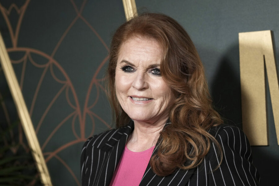 FILE - Sarah Ferguson poses for photographers upon arrival at the UK premiere of the film 'Marlowe'...