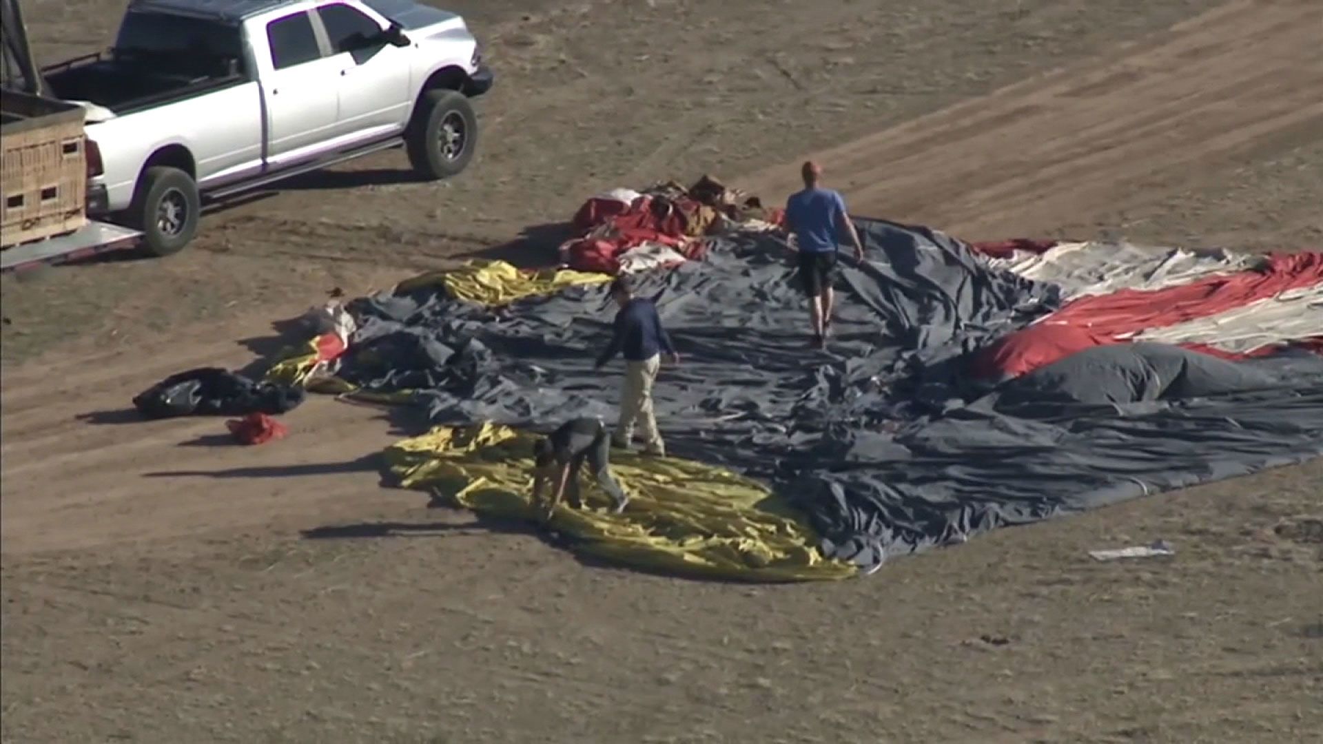 Four people were killed and one person was critically injured due to a hot air balloon crash in Elo...
