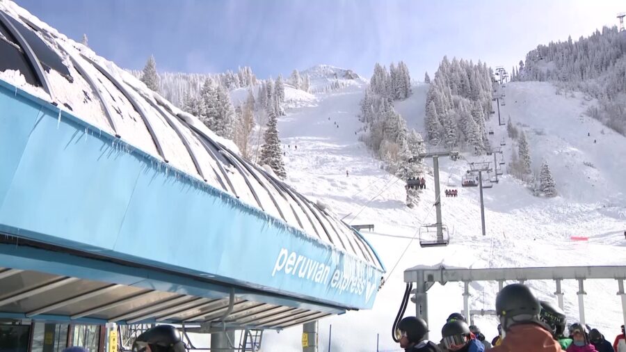 FILE — A snow-covered mountain at Snowbird Ski Resort. (KSL TV)...