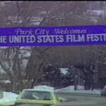 A banner saying "Park City Welcomes the United States Film Festival" (KSL TV)