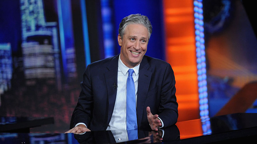 NEW YORK, NY - AUGUST 06: Jon Stewart hosts "The Daily Show with Jon Stewart" #JonVoyage on August ...