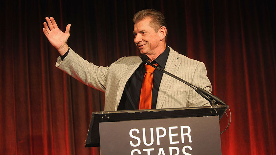 NEW YORK, NY - APRIL 04: Vince McMahon attends WWE Superstars for Sandy Relief at Cipriani, Wall St...