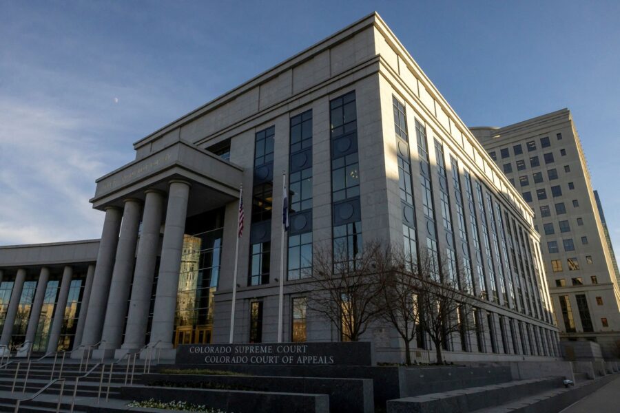 The Colorado Supreme Court building in Denver. (Kevin Mohatt, Reuters)...