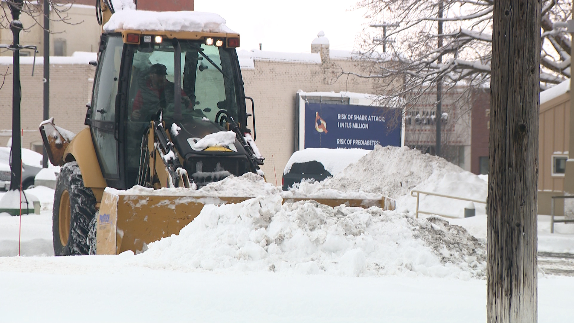 Plowing snow in Box Elder County...