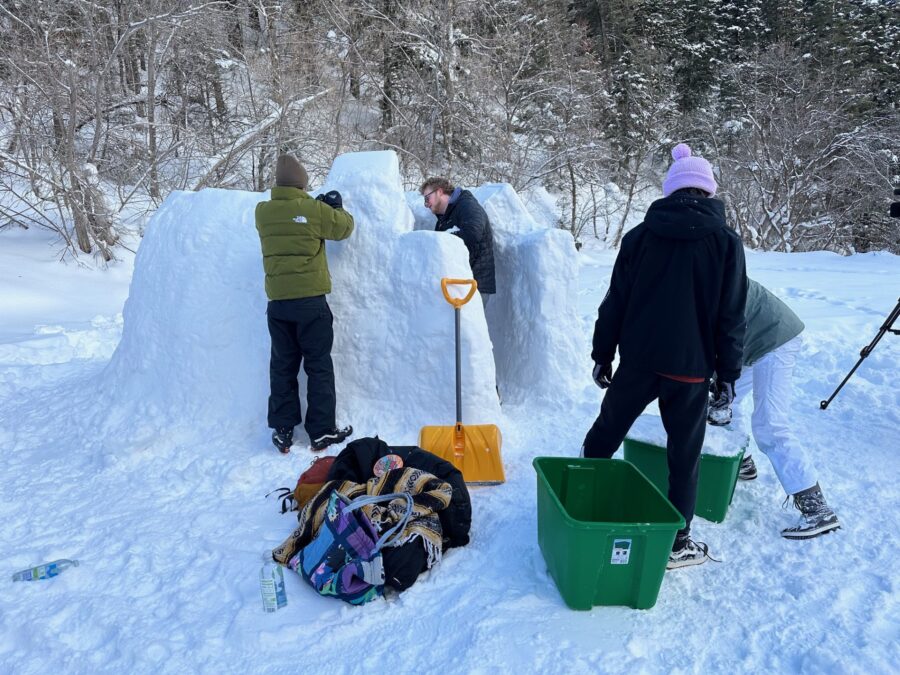Several outdoor enthusiasts enjoy time in the snow. KSL TV meteorologist Matt Johnson called last w...