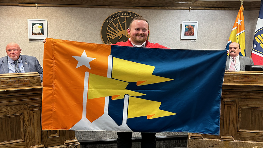 Redesigned Cedar City flag...
