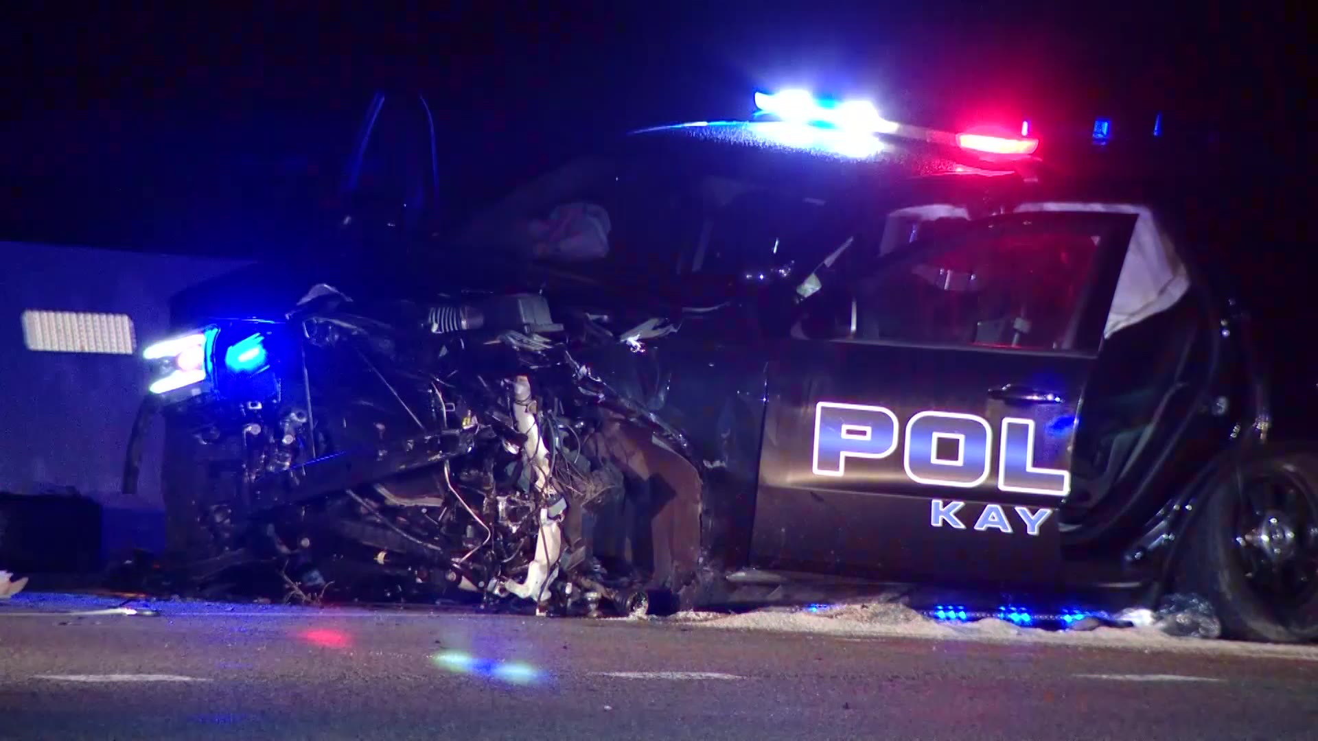 A Kaysville police officer stopped a wrong-way driver on I-15. (Tanner Siegworth, KSL TV)...