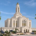 Rendering of the Lone Mountain Nevada Temple. (The Church of Jesus Christ of Latter-day Saints)