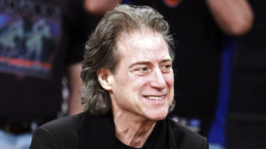FILE - Comedian Richard Lewis attends an NBA basketball game in Los Angeles on Dec. 25, 2012. Lewis...