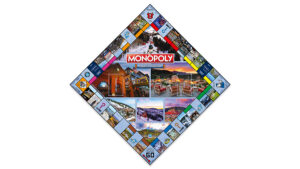 The Park City Monopoly game board.