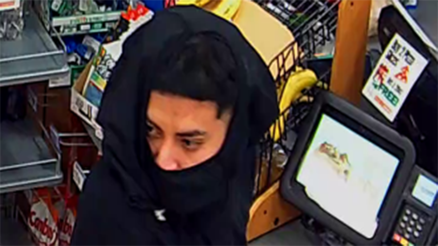 The alleged suspect who robbed a Salt Lake City convenience store on Monday night....