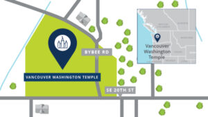 The location for the Vancouver Washington Temple.