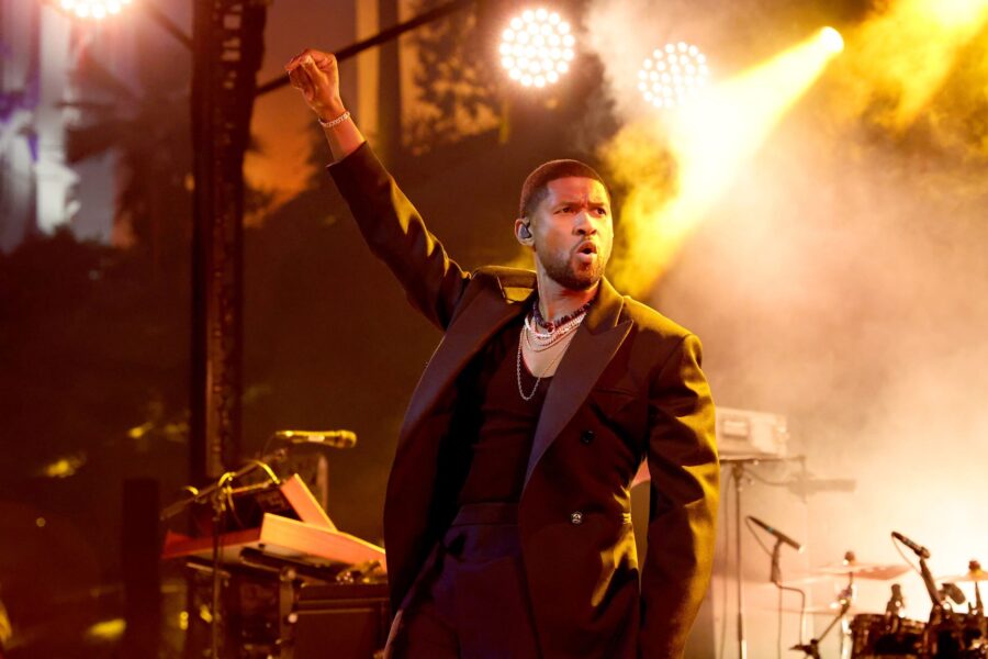 Usher performs onstage during the 11th Annual NFL Honors Post-Party: The Chairman's Party at SoFi S...