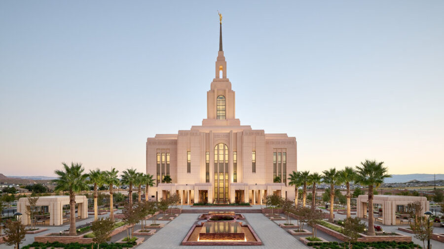 The Red Cliffs Utah Temple was dedicated Sunday, March 24, 2024. (2024 by Intellectual Reserve, Inc...