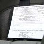A good brand for car seats will include a registration form. (Greg Anderson, KSL TV)