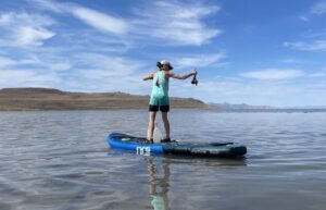 University of Utah researchers collect samples from the Great Salt Lake via kayaks and paddle boards on July 22, 2021.