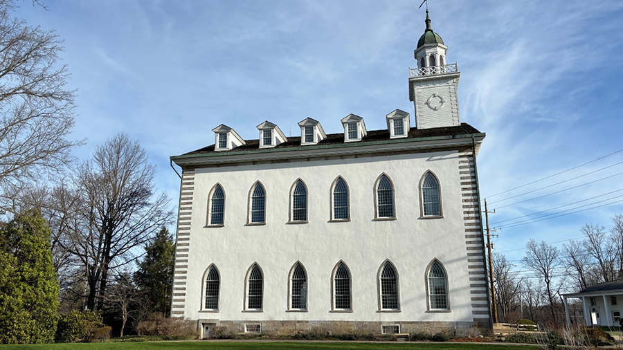 The Kirtland Temple, was dedicated by Joseph Smith in 1836. It reopened for tours on Monday, March ...