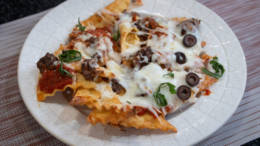Smith's Chef Jeff Jackson developed a recipe for Lasagna Nachos he shared live from the KSL TV stud...