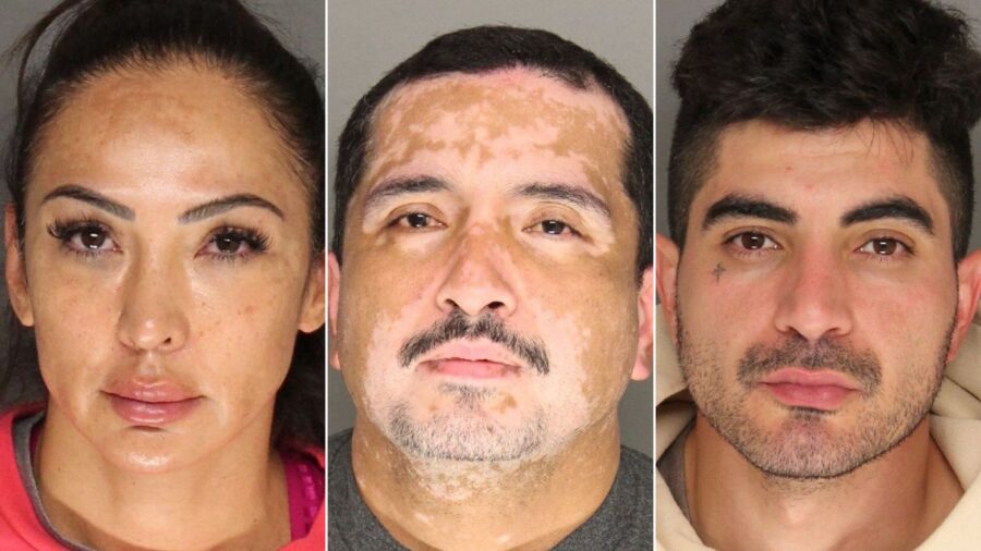 Pauline Macareno, Harry Basmadjian and Henry Rostomyan are three of the four suspects arrested afte...