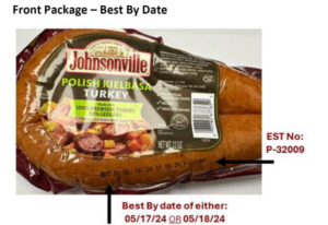 Sausage recall information