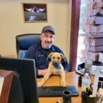 PeeDee with Sicilia in his office. (The Price City Police Department) 